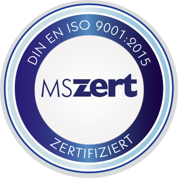 Qualität ISO 9001 Zertifizierung Badge